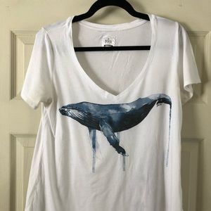 🔥2/$30 Pina Tofino Watercolour Whale Tee